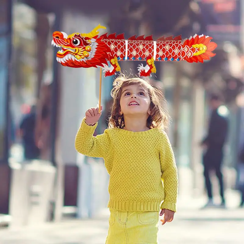 용수철 축제용 수제 춤추는 용 중국 랜턴 키트, 중국 새해 랜턴