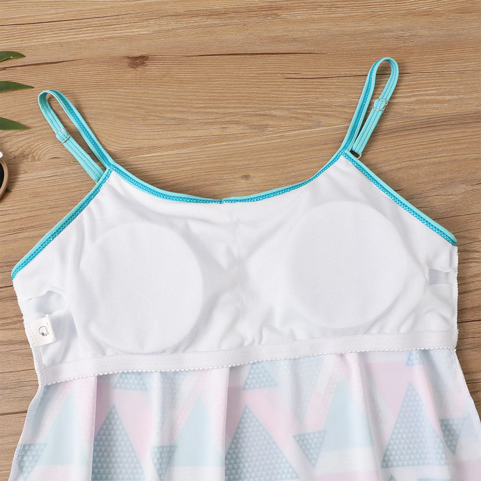 Plus size dames splitbadpak sexy slanke bedrukte sling bikini badmode strand conservatieve badpakken tweedelige set strandkleding