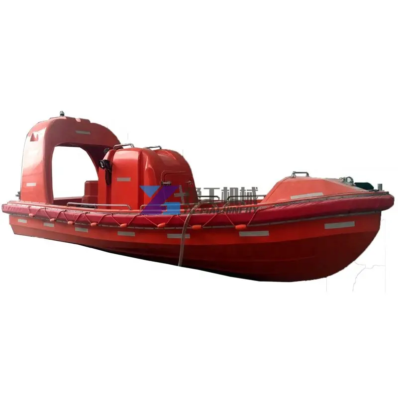 SOLAS 5.05m Flame-retardant FRP Fast Rescue Boat Craft Solas Approval GRP Fast Speed Inflatable Open Type Outboard Engine