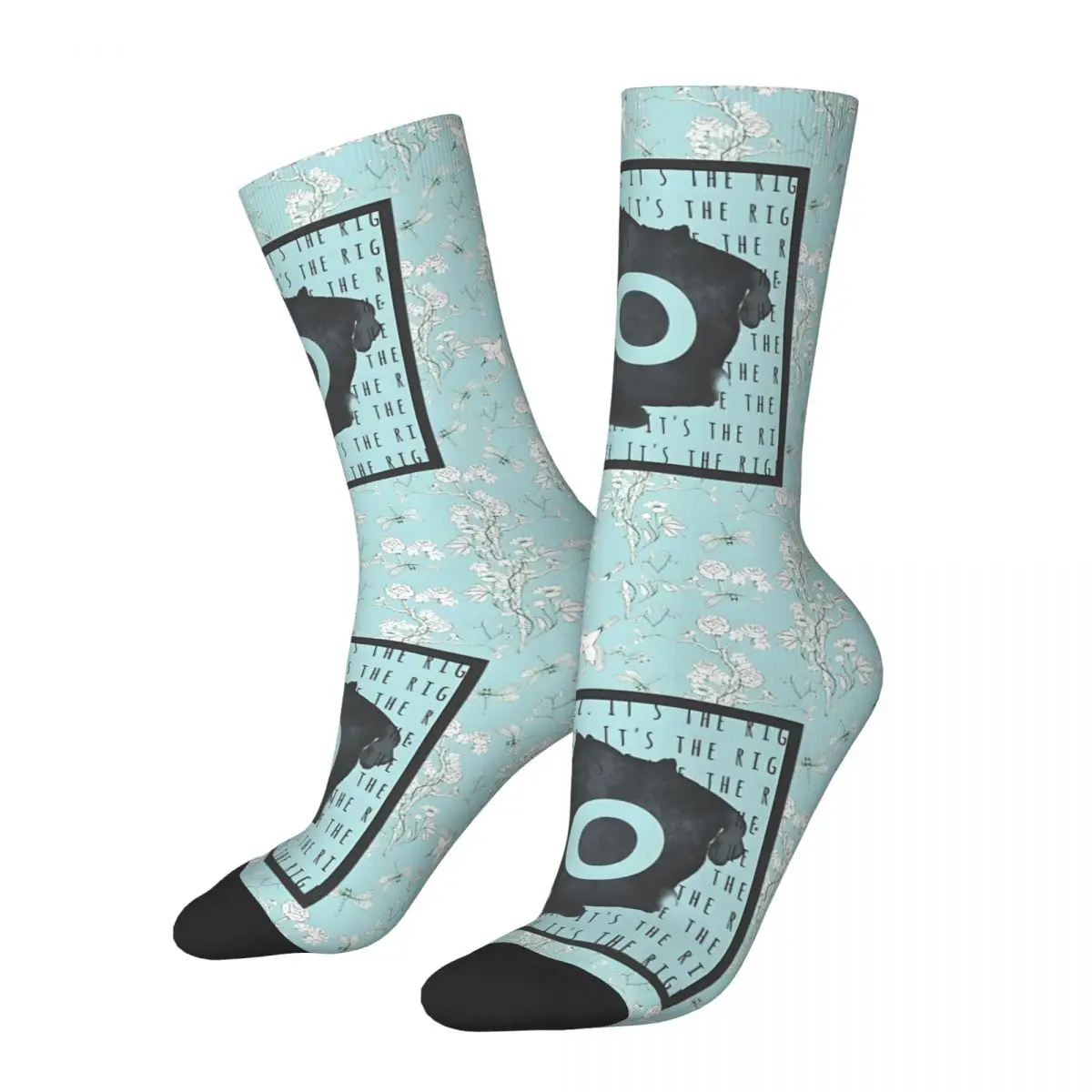 Chinoiserie Tapestry_1 Kawaii Socks Gym Cartoon Pattern Socks