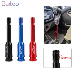 M14X1.5 Universal Aluminum Alloy Car Gear Shift Knob Extender Adjustable Gear Stick Shifter Lever Auto Interior Accessory SFN115