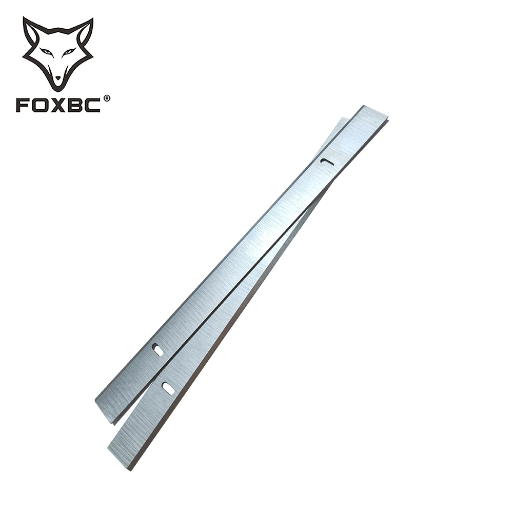 Foxbc 210mm x 16.5mm x 1.5mm hss plaina lâminas para einhell TH-SP 204,TC-SP 204 plaina 210mm plaina faca ferramenta para trabalhar madeira 2 peças