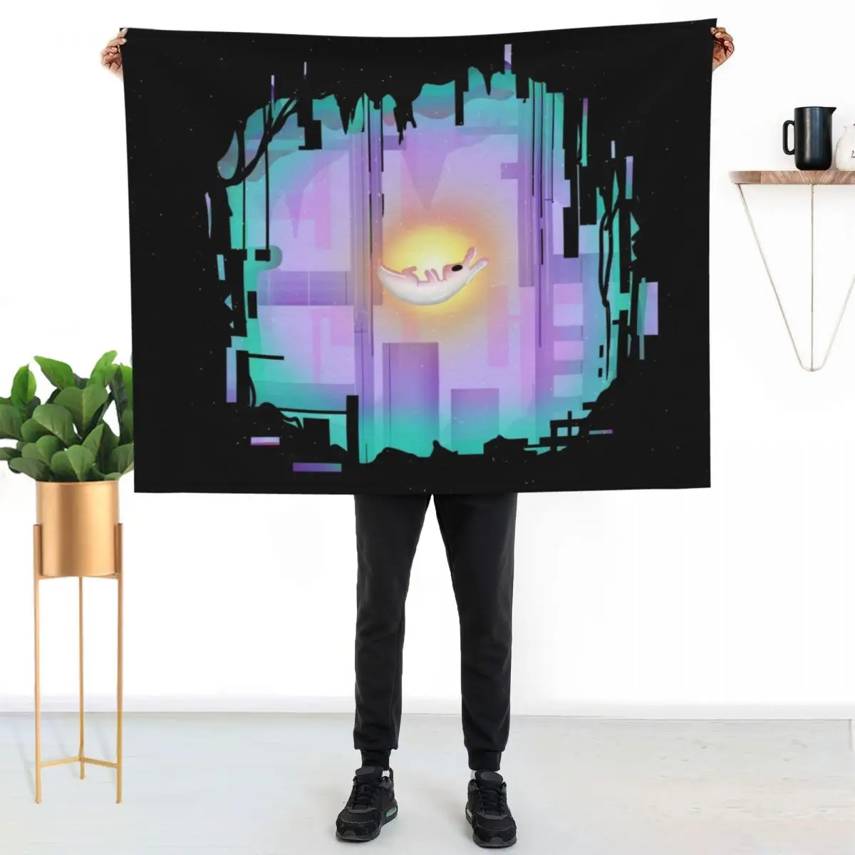 

Memories // Rainworld Throw Blanket Soft Solid Color Blanket for Couch Bed