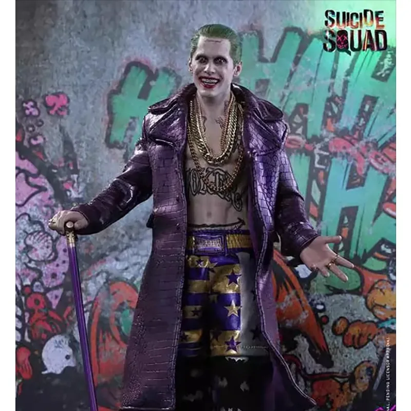 

Оригинальные игрушки HotToys 1/6 MMS382 отряд самоубийц Jared Leto фиолетовая версии пальто экшн-фигурка хобби Коллекционная модель игрушка фигурки подарки