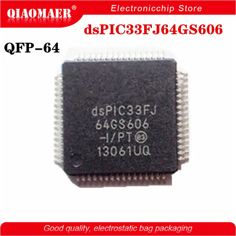 dsPIC33FJ64GS606-I/PT dsPIC33FJ64GS606 dsPIC33FJ64 33FJ64 QFP-64