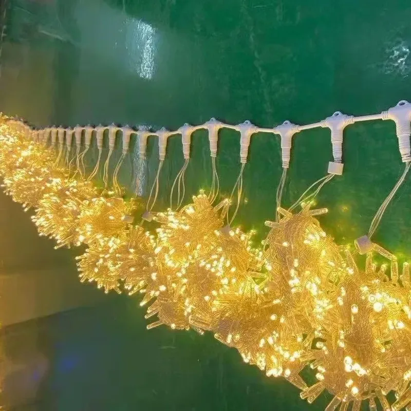 220V IP44 protection grade LED Christmas light decorative curtains, suitable for parties - custom design light strings