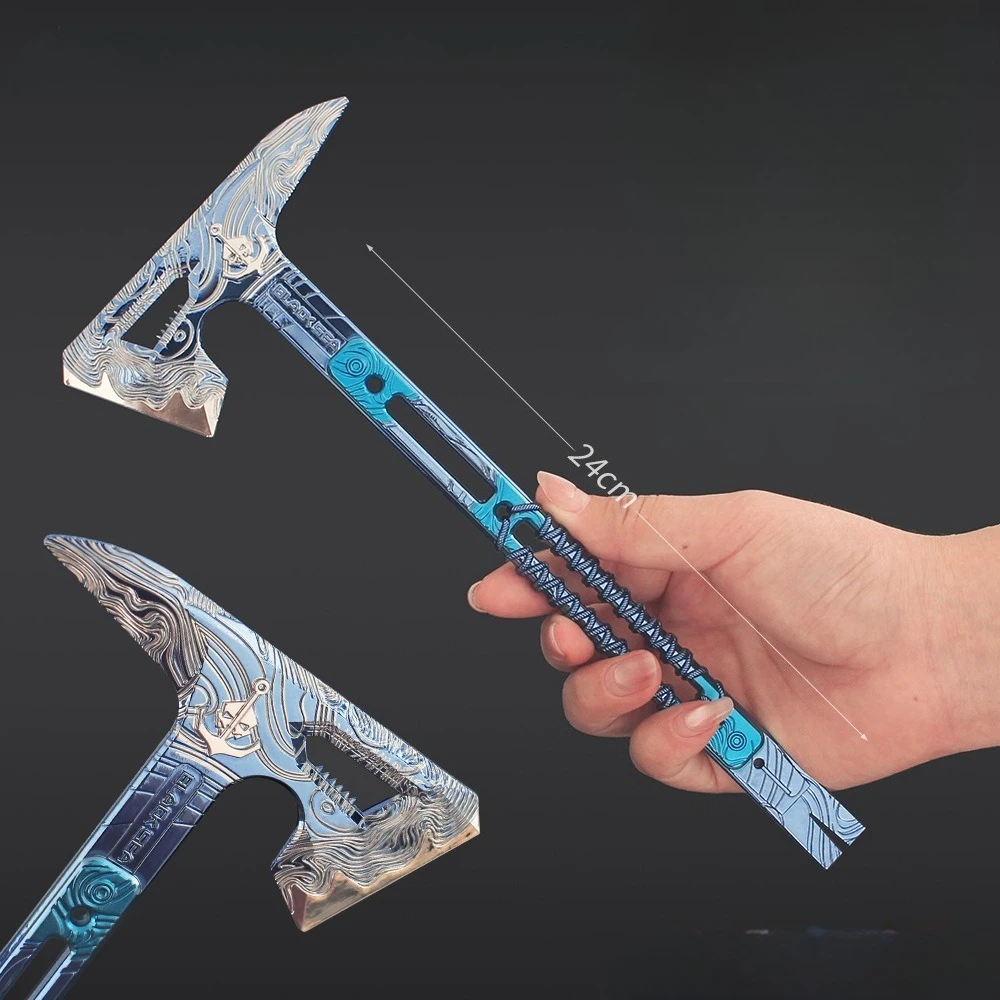 24 cm Neue Delta Action Anime Figur Schwarz Meer Peripherie Metall Modell Handwerkskunst Desktop Dekoration Ornamente Geburtstag Geschenk Spielzeug