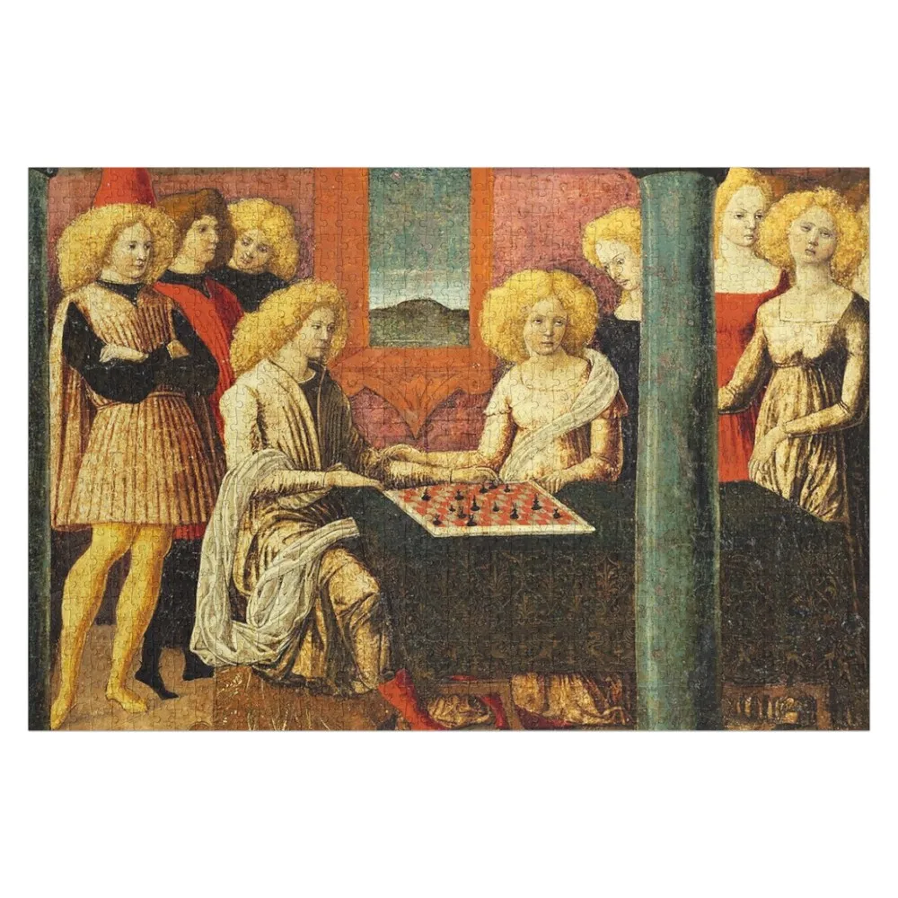 

The Chess Players by Liberale da Verona - Vintage Art Jigsaw Puzzle Customized Picture Personalized Toys Puzzle