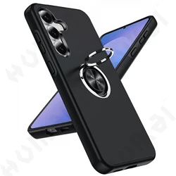 Case For Samsung Galaxy S25 Ultra Plus FE S24 S23 A17 A56 5G Degree Armor Bumper Shockproof  Metal Ring Hard PC Silicone Cover