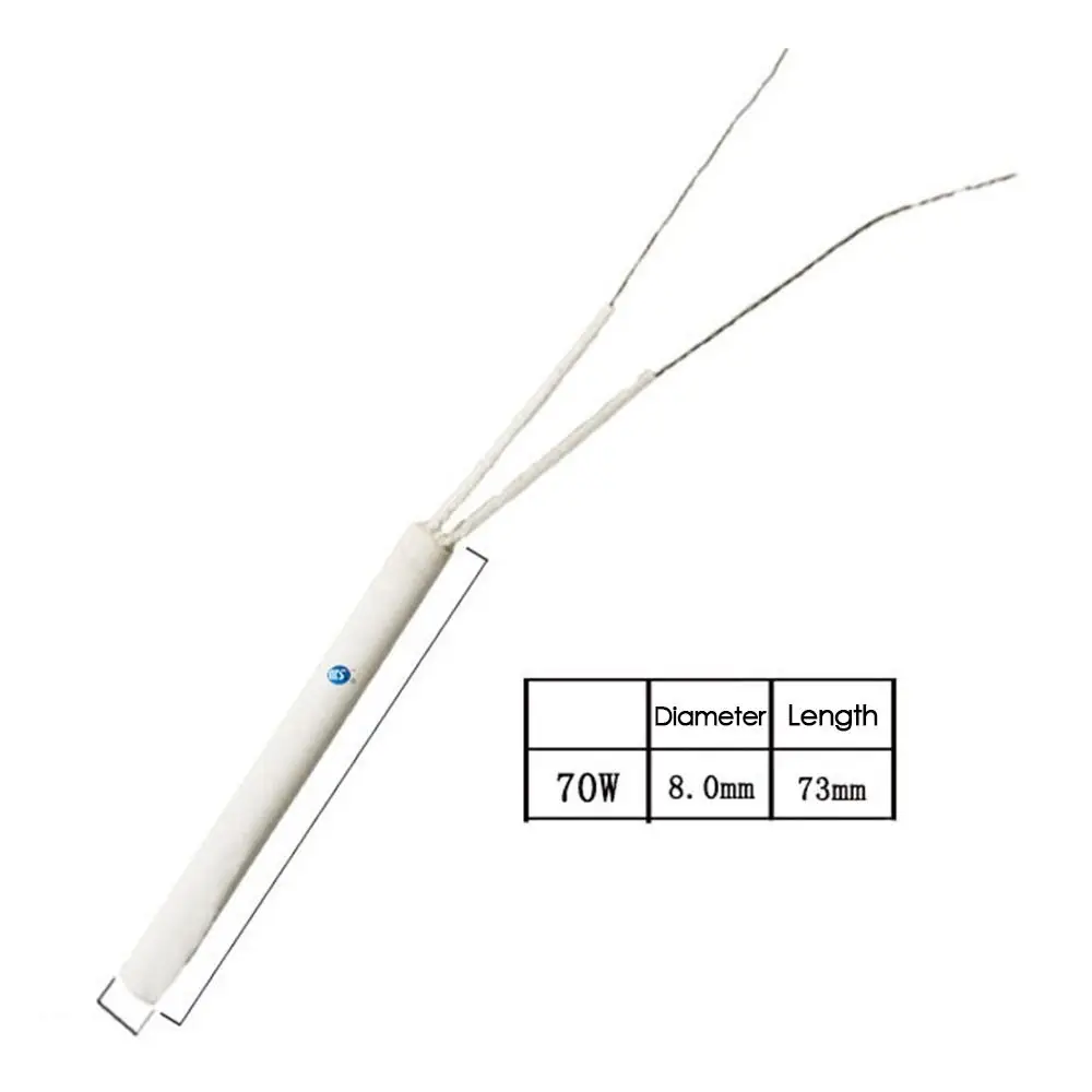 2pcs 20W25W035W70W 220V Solder Iron Station Heating Tool Ceramic Heater Core Heating Tool Adapter Soldering Iron Heating Element