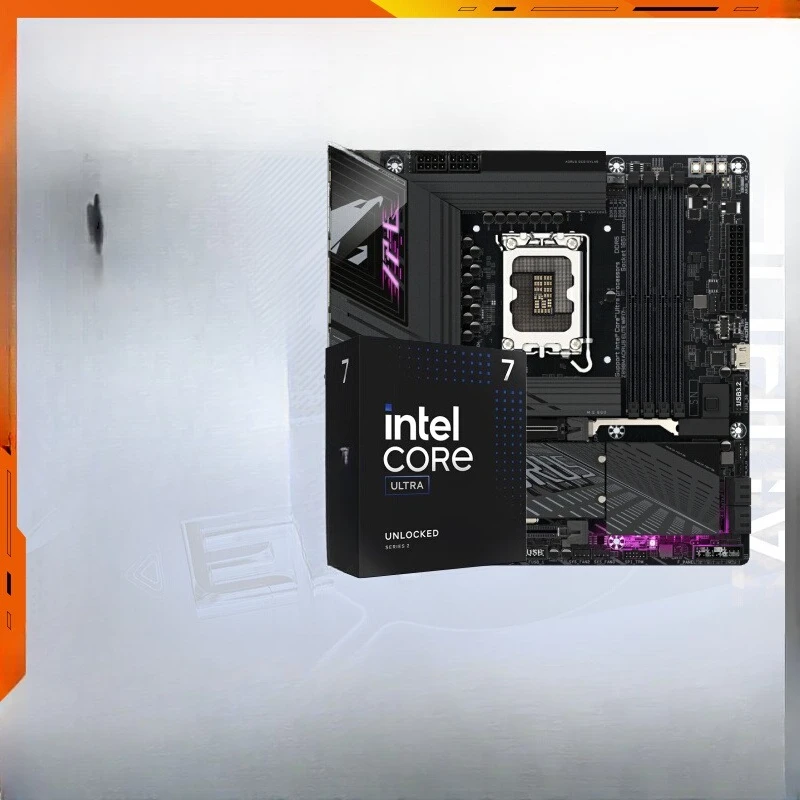 

7 265K boxed processor with Gigabyte Z890M small carving main board CPU set