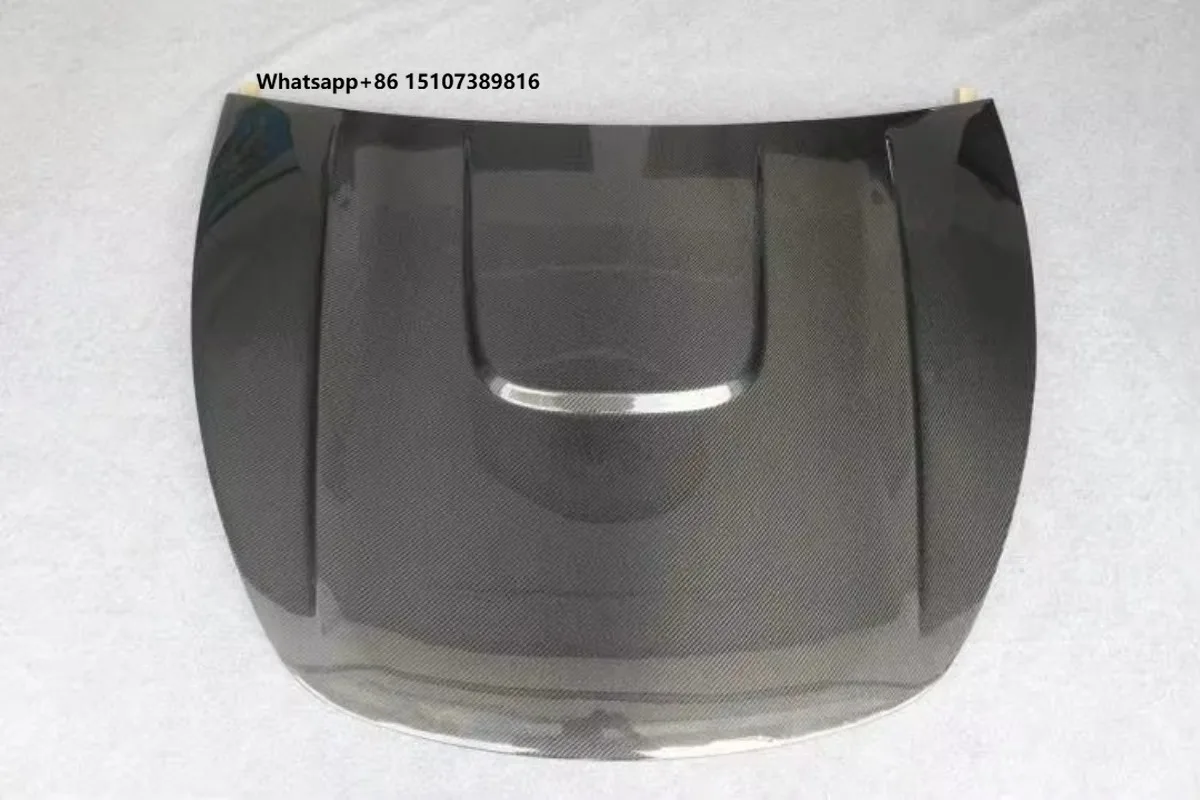 Carbon Fiber SD Style Vented Engine Hood Bonnet Replacement Panel for Model Y 2020-2024   EV Exterior Tuning Accessories