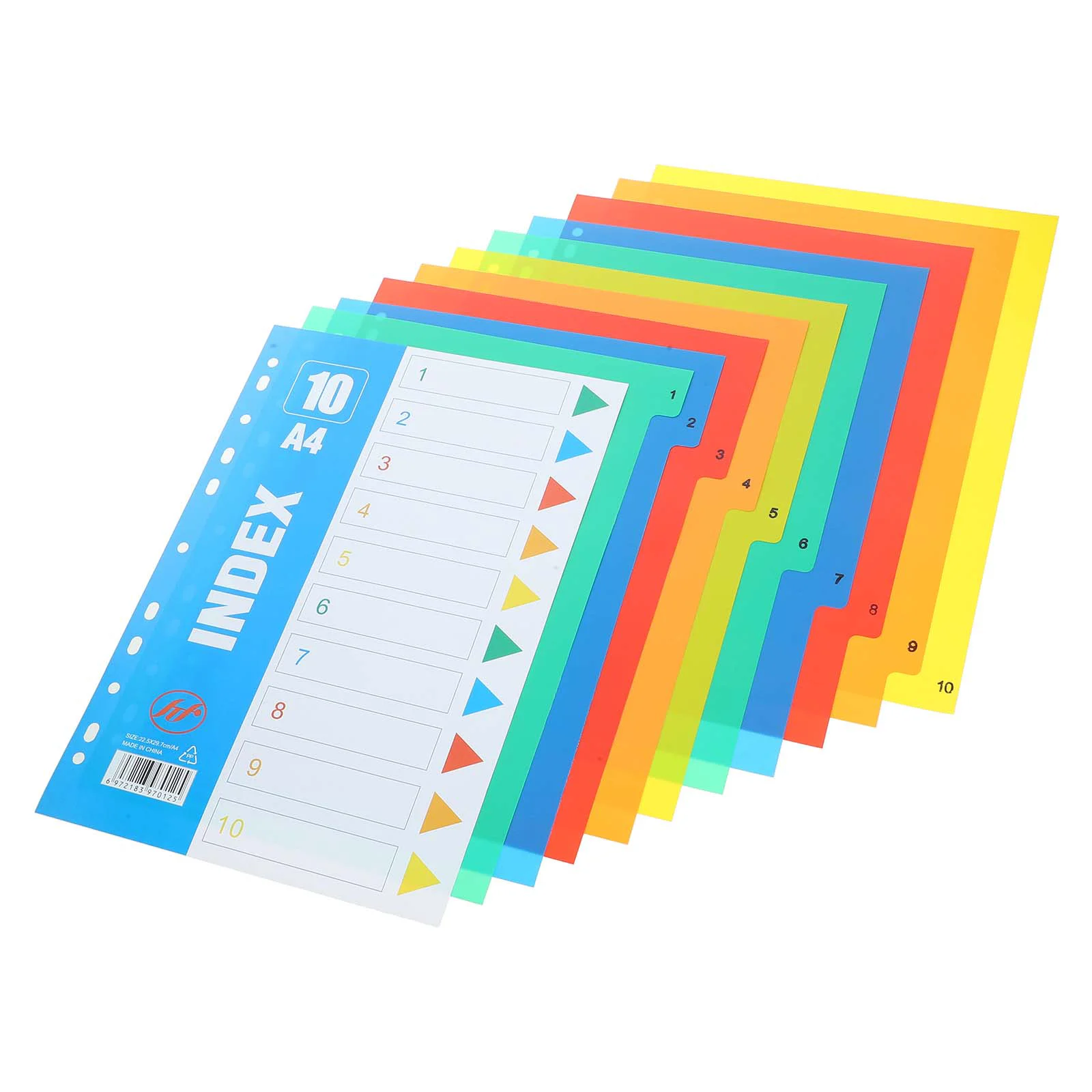 Index Separator Page A4 Notebook Dividers Loose-leaf Markers Notebooks Pastel Adhesive File For Binder