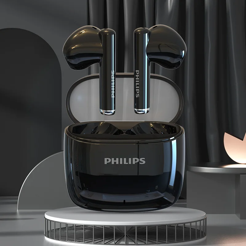 PHILIPS TAT2420 Semi-in-ear Wireless Bluetooth Earphones HIFI Sound Quality Call Noise Reduction Mini Portable Music Headset