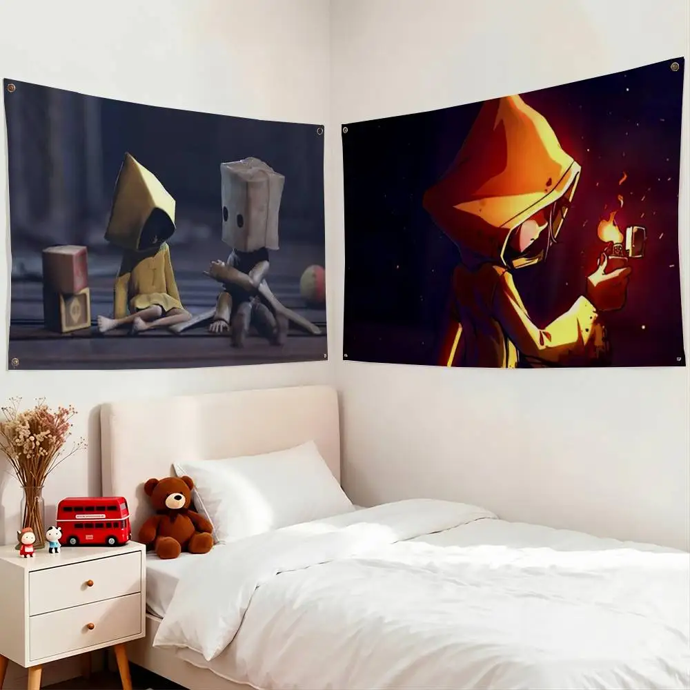 Little Nightmare Game Flag Suitable For Party Club Outdoor Interior Wall Decoration Banner Fans Gift