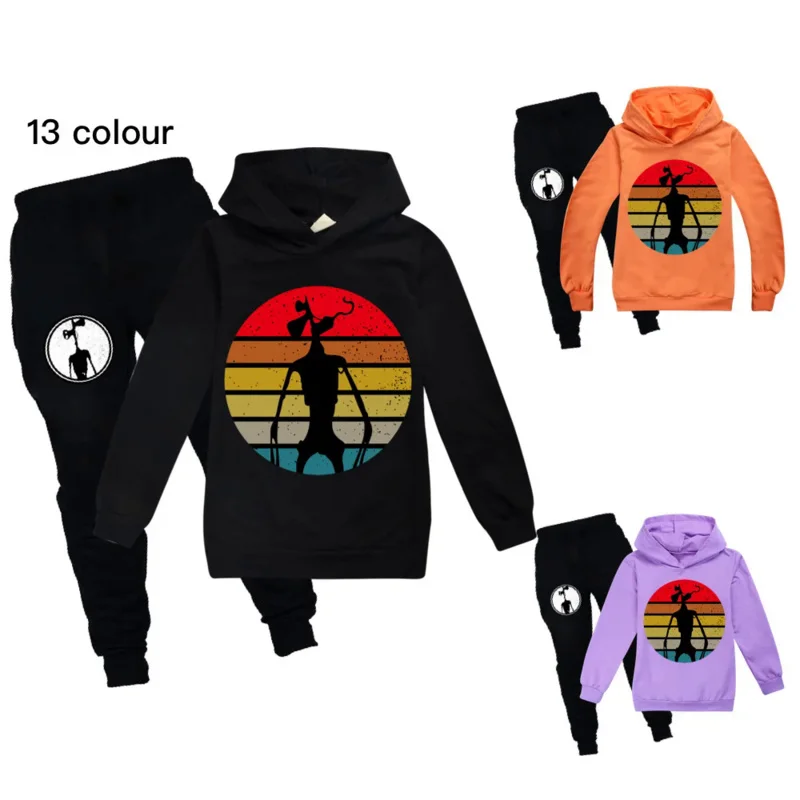 2020 Kids Siren Head Cosplay hoodies  Boys Girls Anime Funny Party clothes Halloween Carnival Fancy Dress cool boy