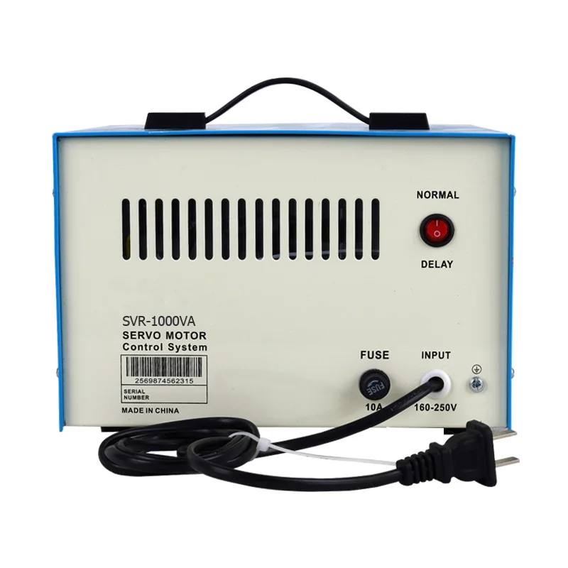 Servo Motor SVC 1000VA AVR 110V 220V AC Single Phase Voltage Regulators Stabilizers AVR for Home Use