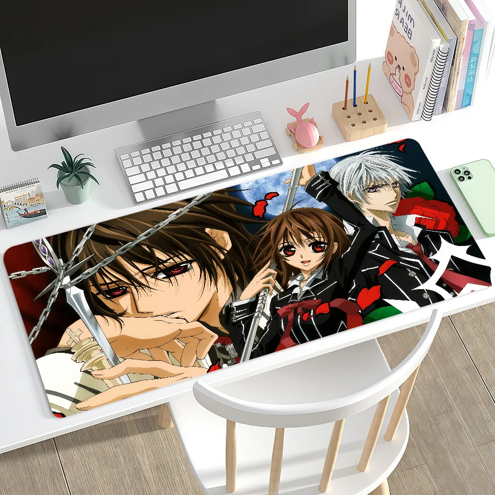 Anime Cool Art V-Vampire Knight Mouse Pad Large Non-slip Lockedge Desktop Computer Desk Mat Keyboard MousePad Office Student