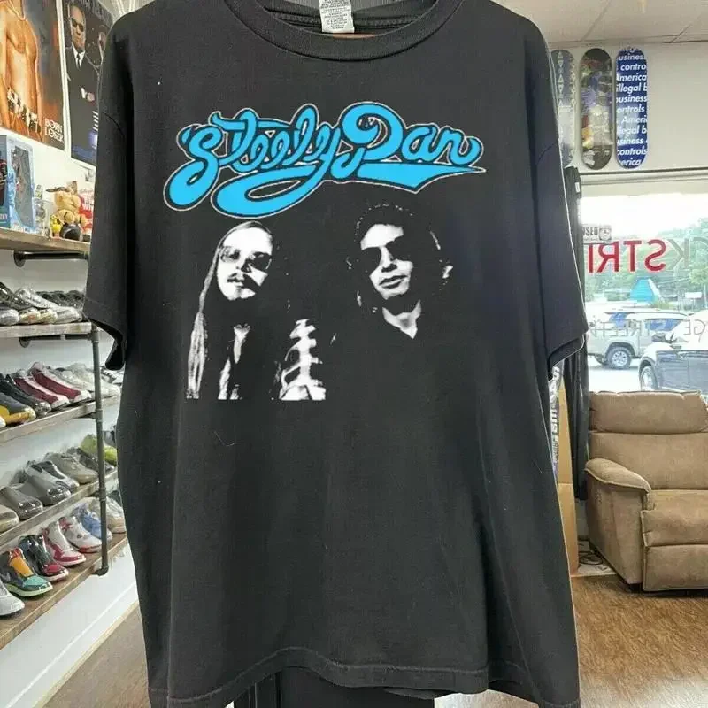 Steely Dan Band Black  Cotton T shirt S 5XL For