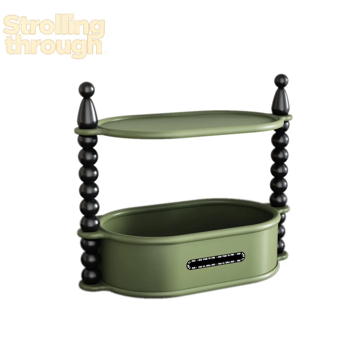 

Винтажная настольная корзина-органайзер для хранения косметики и уходовых средств для спальни, гостиной, ресторана, ванной комнаты, премиум-класса