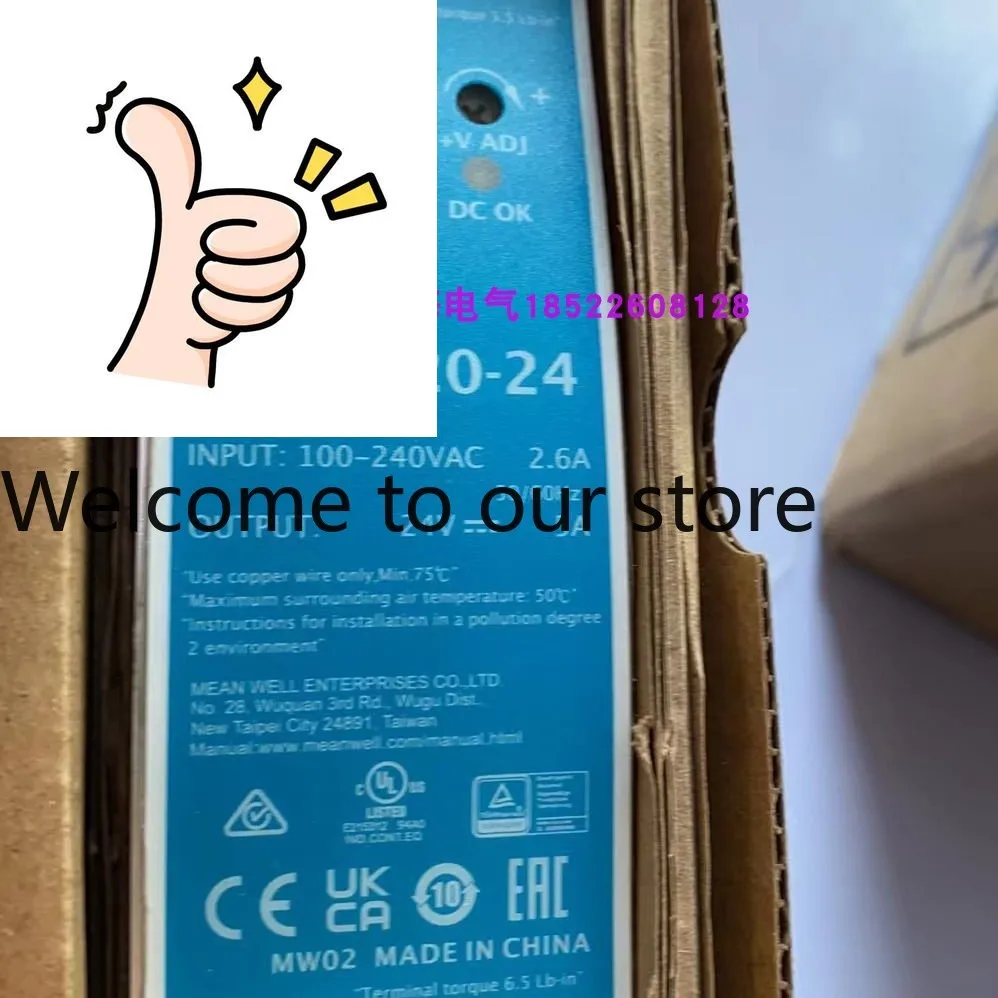 

Тайваньский импульсный блок питания Mingwei NDR-120-24, рельсовый, 120 Вт, 12/48 В, аналог оригинального продукта DR