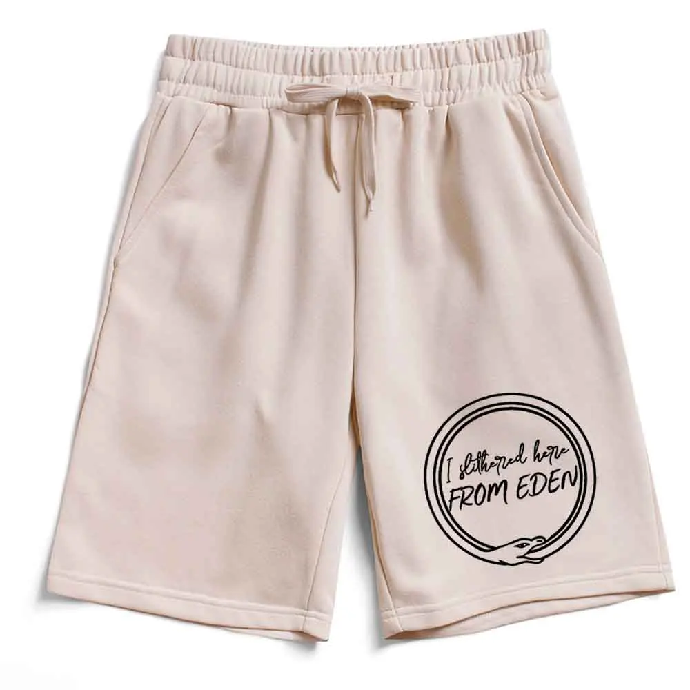 Hozier de Eden-Pantalones 2024 de algodón Unisex, pantalón corto informal con estampado de playa, Regular, Verano