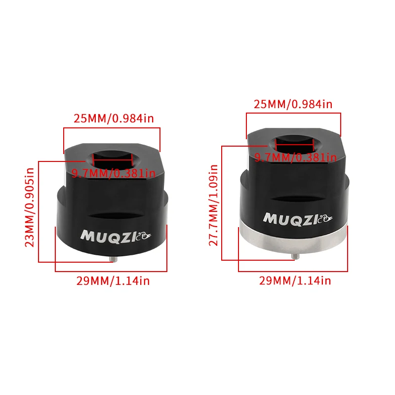 MUQZI Bike Crank Arm Cap Remove Installation Tool For SRAM DUB Crankset Arm Screw Install Puller Extractor