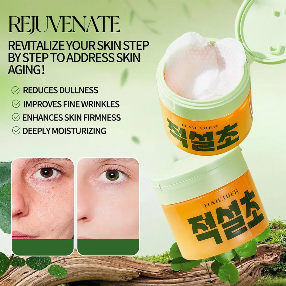 Centella Moisturizing Makeup Cotton Tablets Deep Clean Wet Facial Care Anti-aging Essence Brightening Mask Compress Korean J2Z1