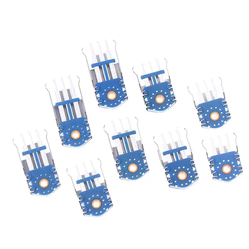 1 Buah Encoder Roda Putar Mouse Logam 1.74mm Lubang 20-40g TTC Decoder Anti Debu Perak 8/9/10/11/12/13/14/15/16mm