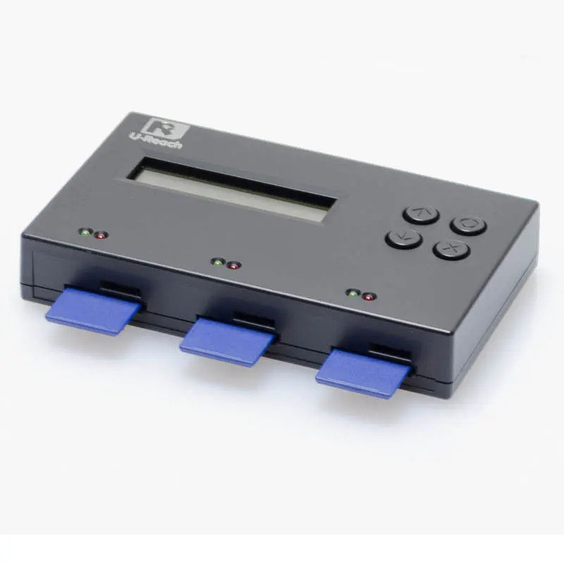 Multi-Functional  1v2 2in1  TF SD  Card Duplicator Independant High Speed Cloner HUB Copier