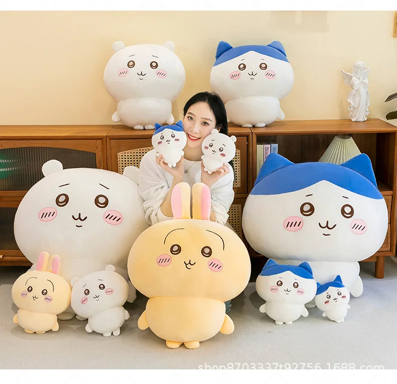 30-70cm Übergroßes Chiikawa Stehendes Niedliches Spielzeug Kawaii Hachiware Usagi Momonga Cartoon-Umarmungskissen Geburtstagsgeschenk für Mädchen – Detail 1