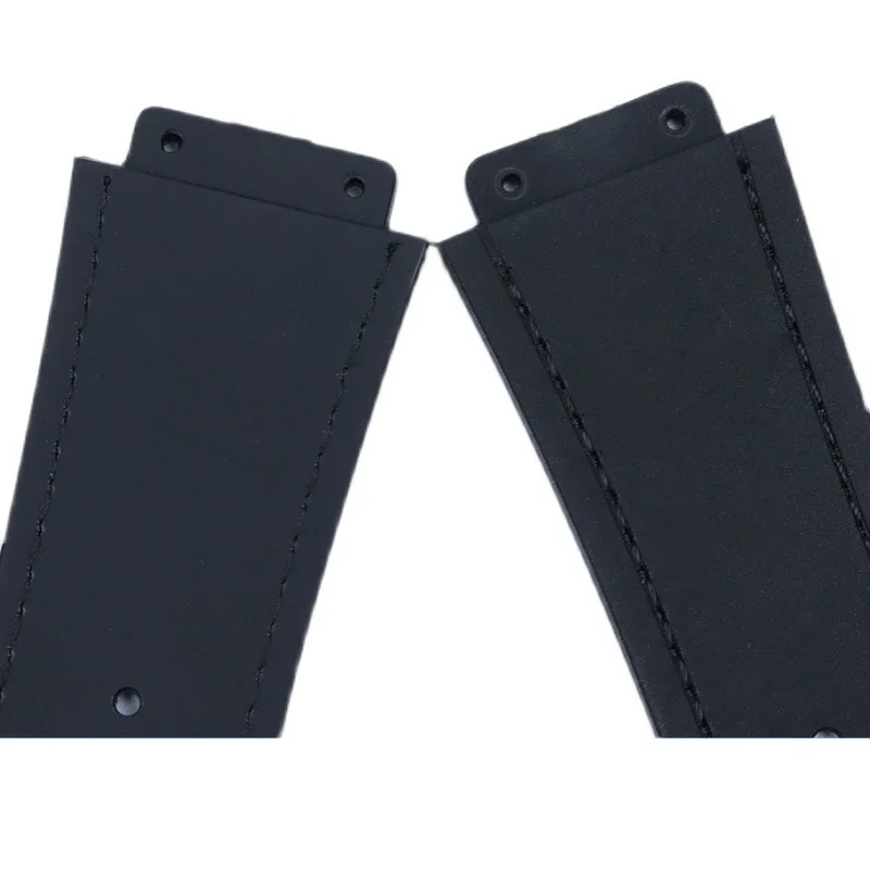 متعدد الألوان الخيزران الملمس جلد البقر الساعات ل Hublot Yubo الكلاسيكية الانصهار سلسلة الانفجار الكبير معصمه مقاوم للماء 19x26mm