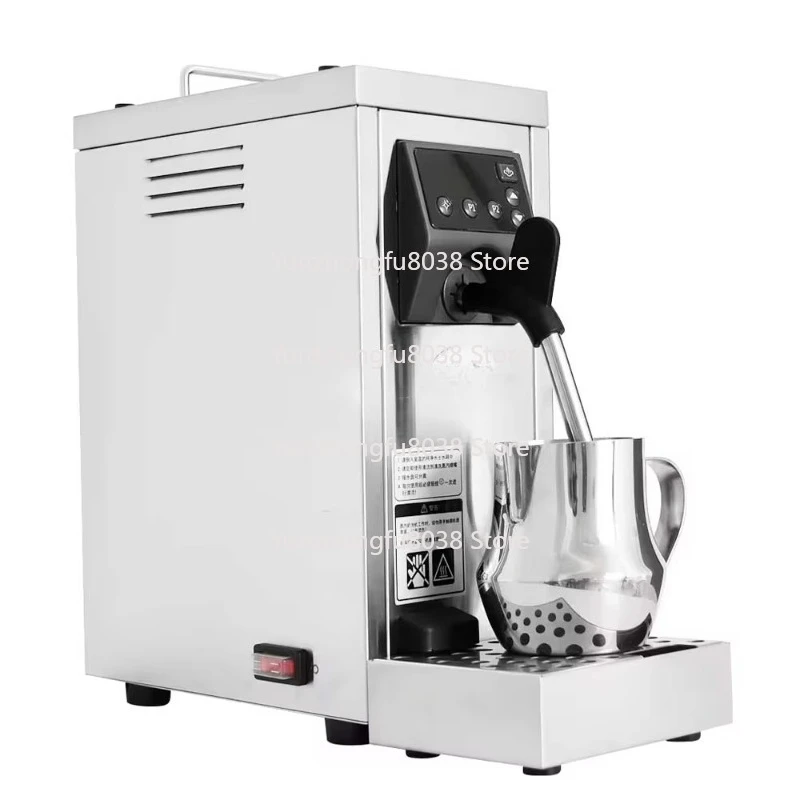 

220 В, 50 Гц, серебряная машина для молочной пены, 4 бара, кофе, 1450 Вт, кофемашина для эспрессо, паровой двигатель