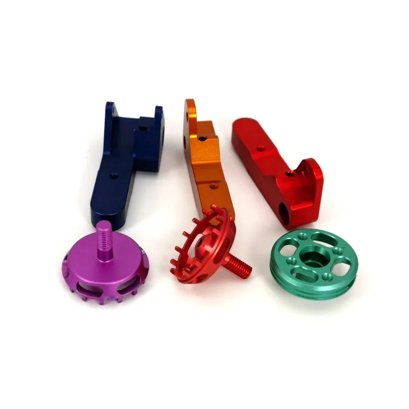 Combinación de piezas metálicas industriales de alto rendimiento, varios colores de alta precisión, brochado CNC de acero inoxidable