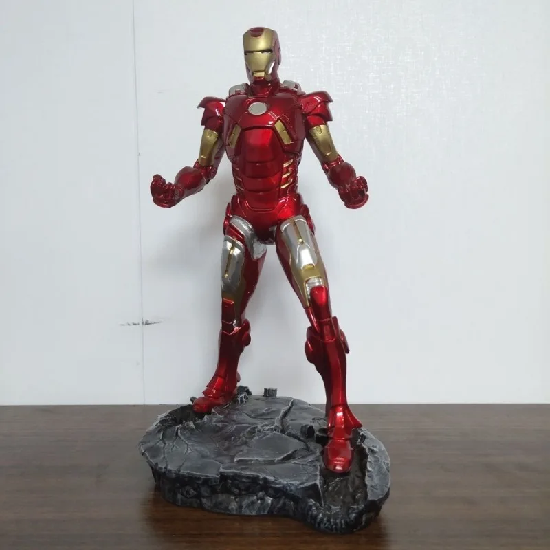 ฟิกเกอร์ไอรอนแมน MK7 รุ่นการต่อสู้ ขนาด 32 ซม. ของสะสมอนิเมะ โมเดลตกแต่งโต๊ะทำงาน ของขวัญวันหยุด ของเล่นเด็ก