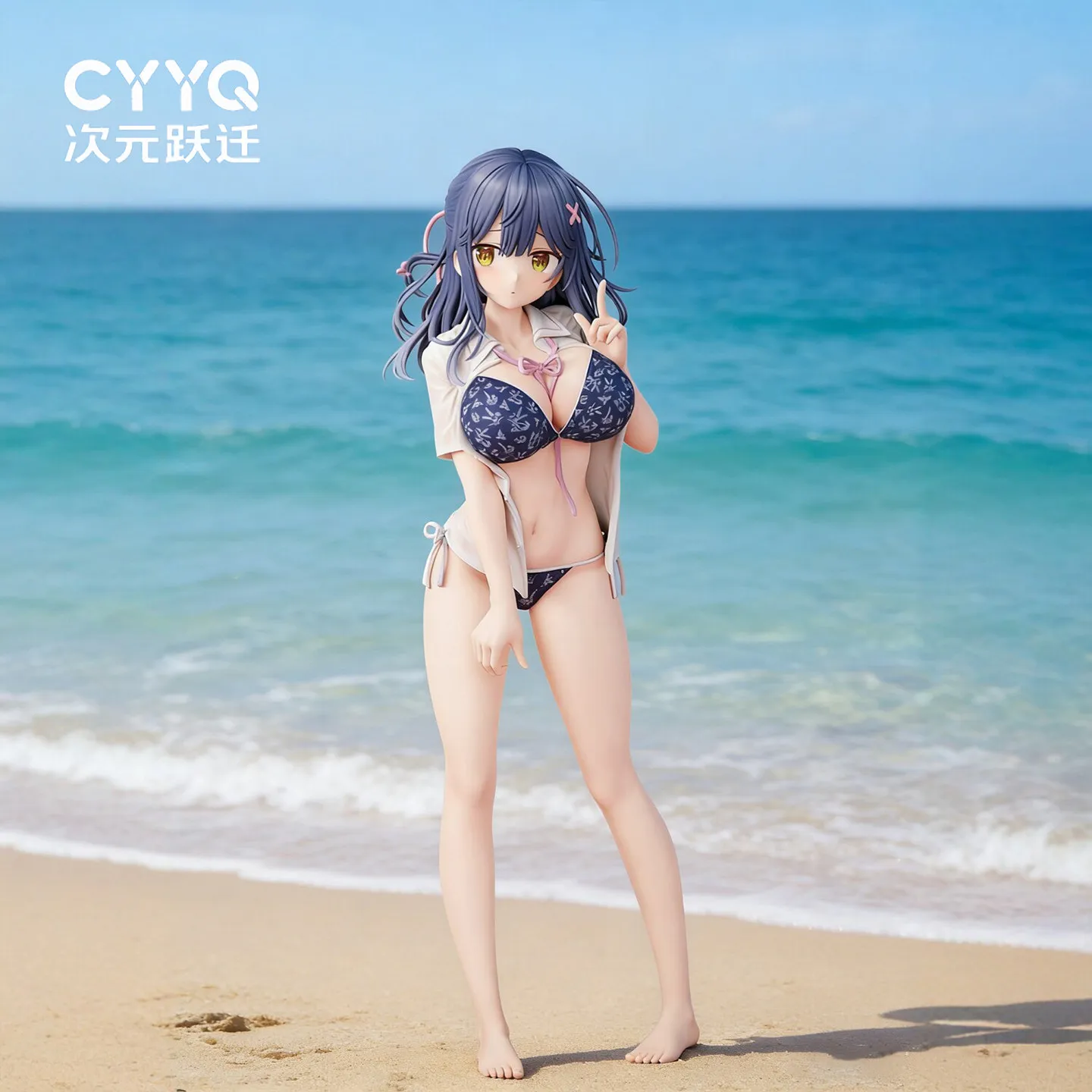 

Фигурка Юно Нанами в купальнике из аниме «Я люблю тебя», сексуальная красивая девушка, статуэтка из ПВХ для украшения ПК и рабочего стола