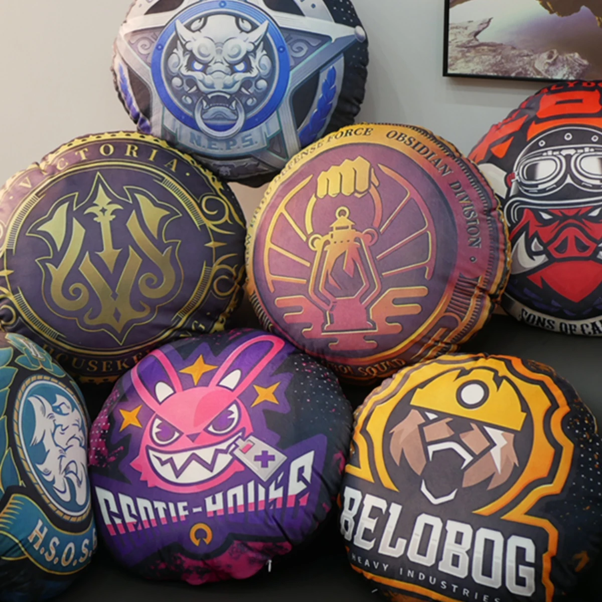 

Anime Game Zenless Zone Zero 40cm Cosplay Cute Plush Round Pillow Stuffed Doll Plushie Pillow Toys Cushion Xmas Gift