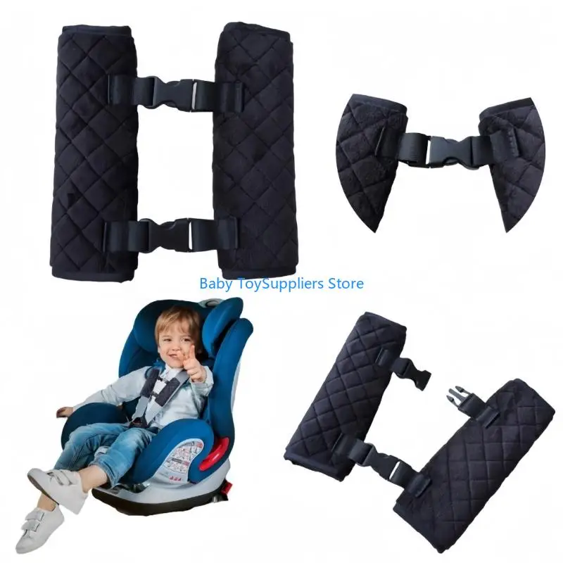 R1WF 1 Pair Car Safety Belt Buckle Harness Baby Chest Guard Anti Escape Clip for Infant Safe Chest Harness Safety Fastener