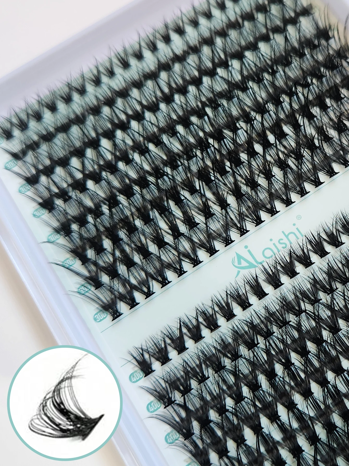 AILAISHI KIT Lash Clusters Kit With Waterproof Strong Hold DIY Lash Extension Kit Lash Bond And Seal And Eyelash Tweezers Makeup