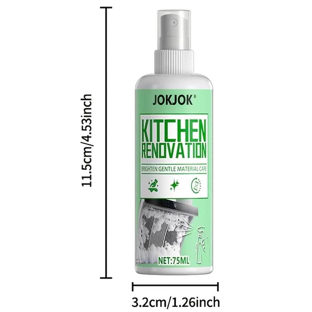 Kitchen Metal Restoration Tool: Removes Grease Stains, Restores Shine, Safe to Use, Comes with Accessories