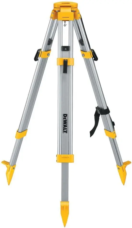 

Heavy-Duty Construction Tripod with Quick-Release Legs and Built-In Strap for Easy Transport