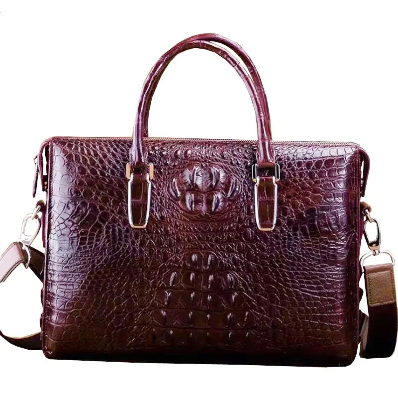 

Ourui, новинка, продажа, деловой мужской портфель из крокодиловой кожи, сумка на одно плечо, мужская сумка с косым крестом