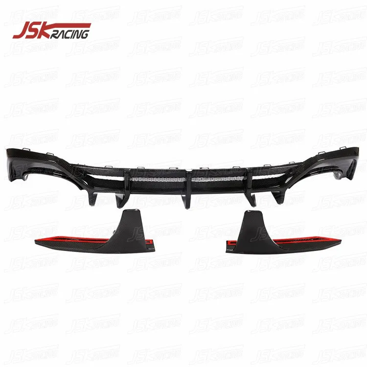 ED STYLE CARBON FIBER REAR DIFFUSER for 2021-2023 AUDI RS7