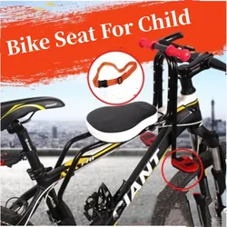 Asiento de bicicleta para niños, asiento de seguridad para bicicleta de montaña