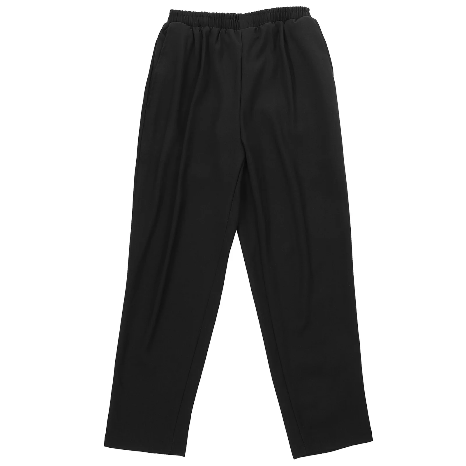 Pantalones de Chef transpirables, pantalones negros para restaurante, ropa de trabajo para hombres y mujeres, pantalones sueltos, poliéster, algodón, suministros de cocina a prueba de aceite