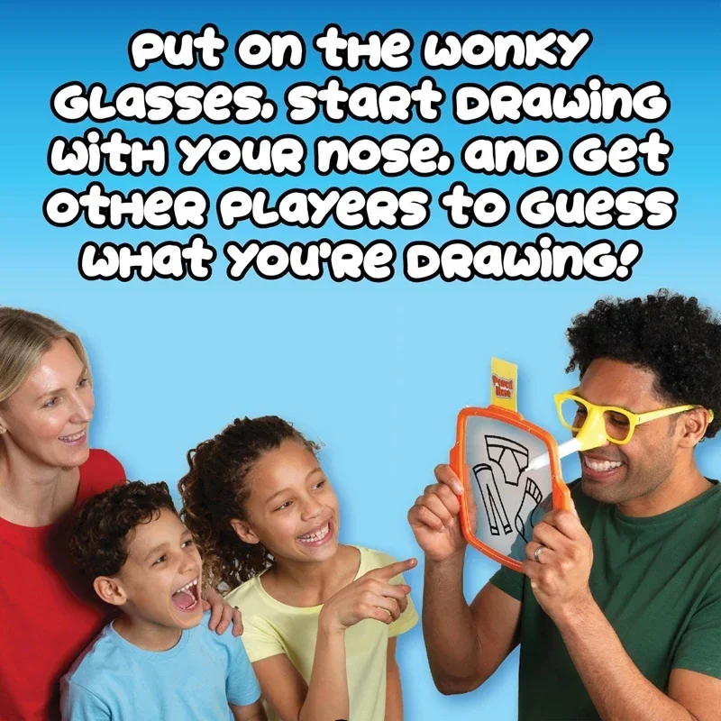 

Семейная вечеринка Pin The Nose On The Pencil, настольная игра Fun Nose, глупые очки, групповая игра в помещении, подходящая для детей и взрослых