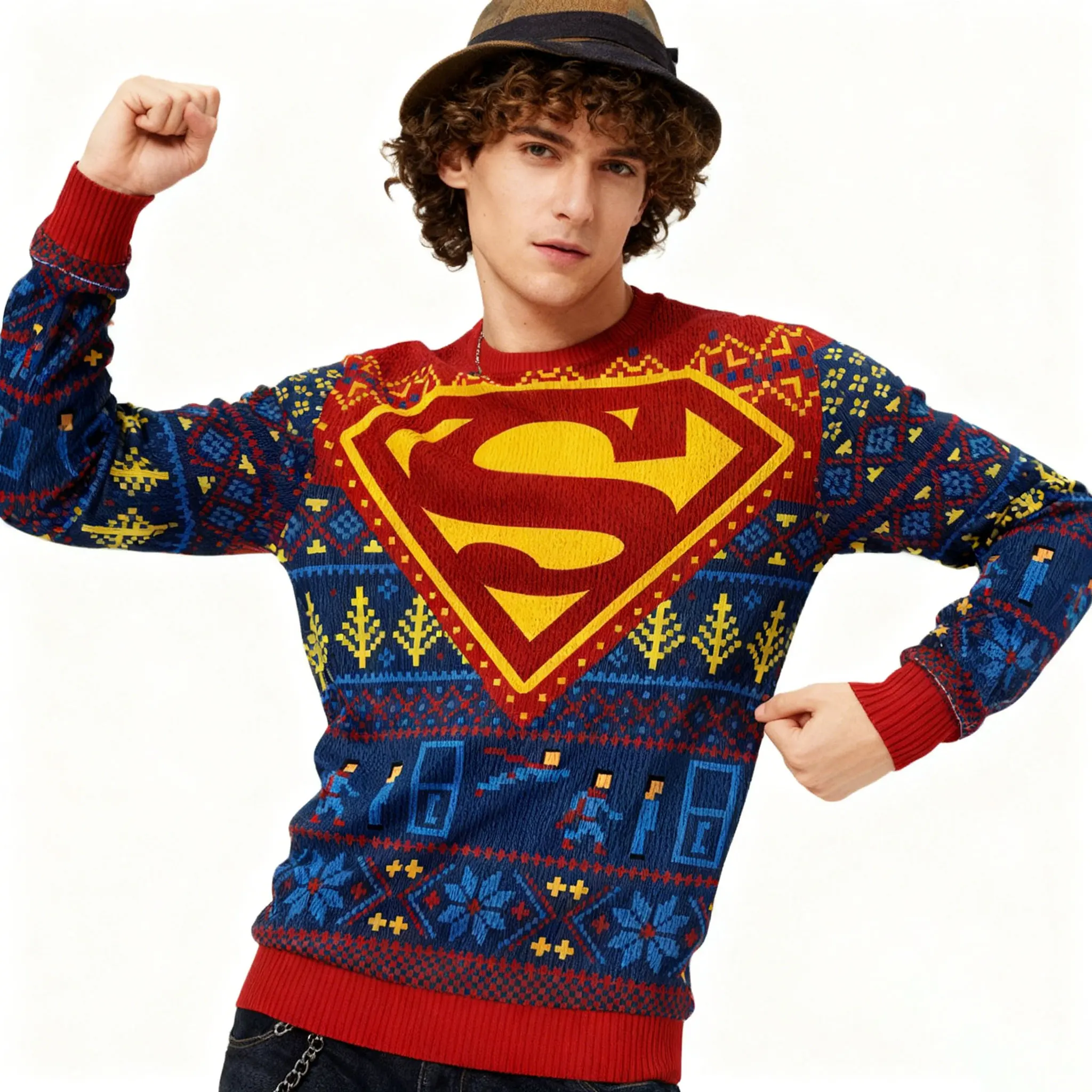 Рисунок 3 - Уродливый свитер с капюшоном Marvel Superman