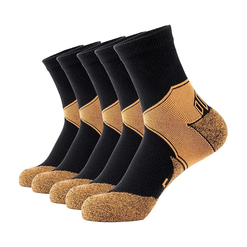 5/10 Paar hochwertige Herren-Sportsocken, lässig, atmungsaktiv, mittelhoch, für Radfahren und Fitness, professionelle Sportsocken