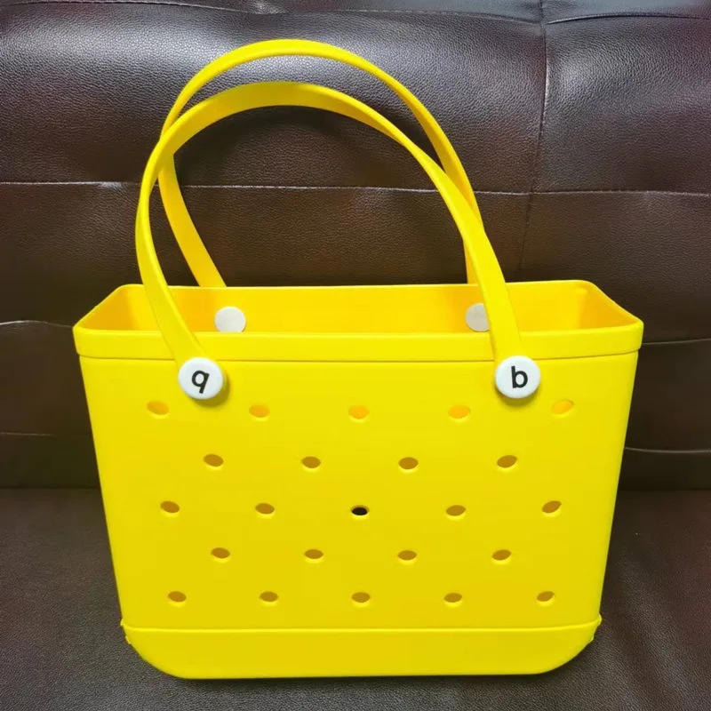 XL Bogg Bag Button EVA Rubber Beach Storage Basket Plastic Standard Button Travel Handbag Extra Large Jelly Bogg Bag Accessories