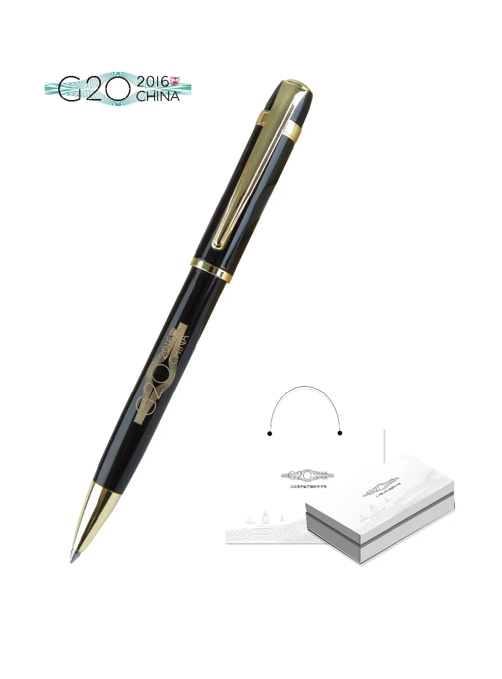 

Free Ship Free Engraving G20 BRICS Summit Pen Metal Pen G20 Official Assigned Supplier